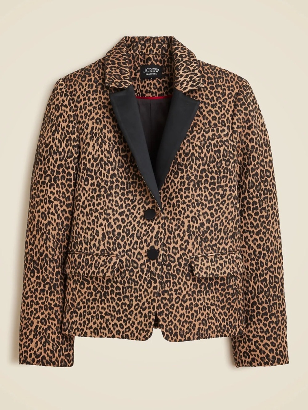 NWT J Crew Collection Blazer in Leopard Print Jacket Size 16